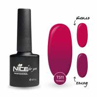 Гель-лак Nice for you Термо TS-11 Сливовый - Фуксия 8.5 г
