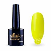 Гель-лак Nice for you Oh my summer Premium №216 Кислотно-желтый 8.5 г