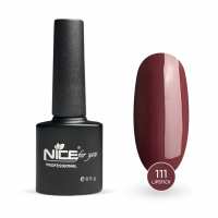 Гель лак Nice for you Lipstick Basic №111 Виноградный 8.5 г