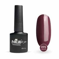 Гель лак Nice for you Lipstick Basic №095 Сливовый 8.5 г