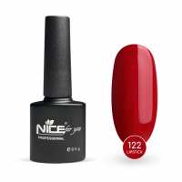 Гель лак Nice for you Lipstick Basic №122 Красный 8.5 г