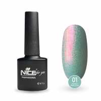 Гель-лак Nice for you Princess №01 Jasmine Небесный 8.5 г