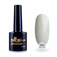 Гель-лак Nice for you Sparkles №002 Прозрачный с голографическими блестками 8.5 г