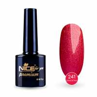 Гель-лак Nice for you Sparkles №241 Малиновый с блестками 8.5 г