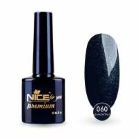 Гель-лак Nice for you Sparkles №060 Черно-зеленый с блестками 8.5 г