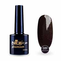 Гель-лак Nice for you Sparkles №089 Бордовый с голографическими блестками 8.5 г