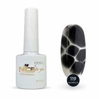 Гель-лак Nice for you Акварель Сool 119-СА Черный 8.5 г