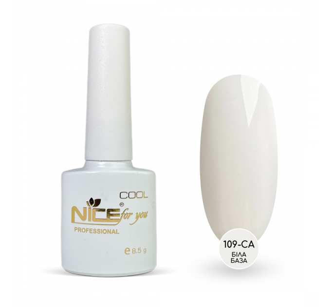 База для акварели Nice for you Сool 109-СА Aquarelle base Белая 8.5 г