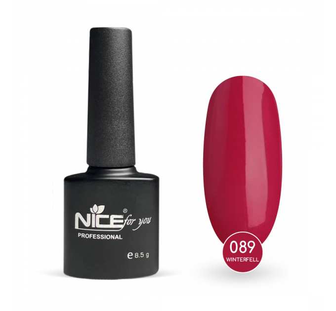 Гель-лак Nice for you Winterfell Basic №089 Коралловый 8.5 г
