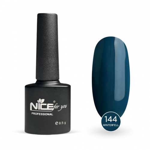 Гель-лак Nice for you Winterfell Basic №144 Темно-бирюзовый 8.5 г