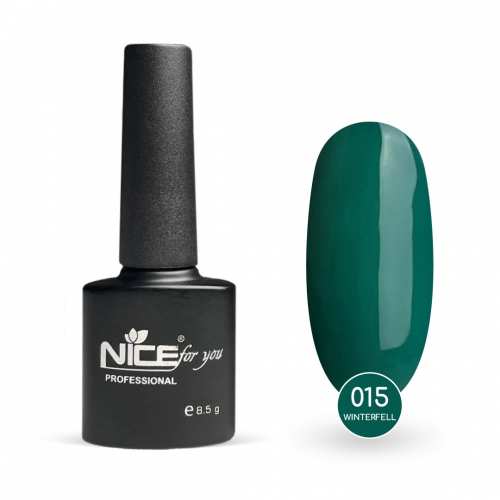 Гель-лак Nice for you Winterfell Basic №015 Хвойный 8.5 г