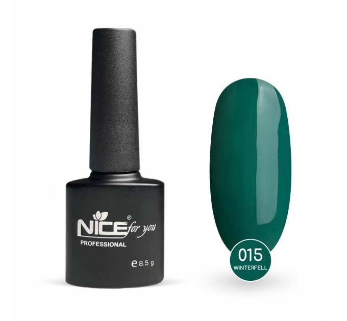 Гель-лак Nice for you Winterfell Basic №015 Хвойный 8.5 г