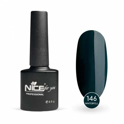 Гель-лак Nice for you Winterfell Basic №146 Изумрудный 8.5 г