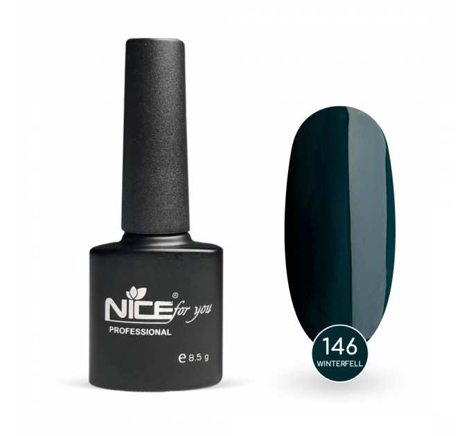 Гель-лак Nice for you Winterfell Basic №146 Изумрудный 8.5 г
