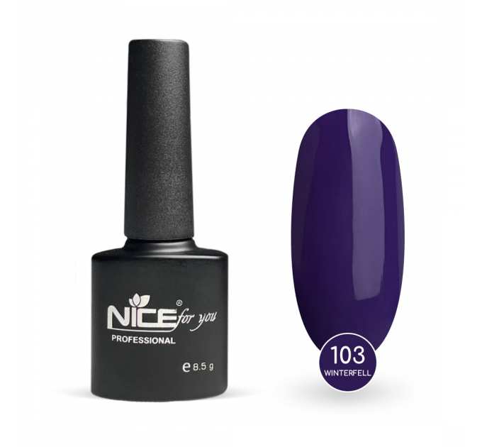 Гель-лак Nice for you Winterfell Basic №103 Индиго 8.5 г