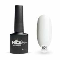 Гель-лак Nice for you Winterfell Basic №001 Белоснежный 8.5 г