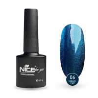 Гель-лак Nice for you Magic cat №06 Синий 8.5 г
