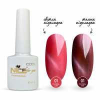 Гель-лак Nice for you Floral Cat №01 Пудрово-розовый 8.5 г