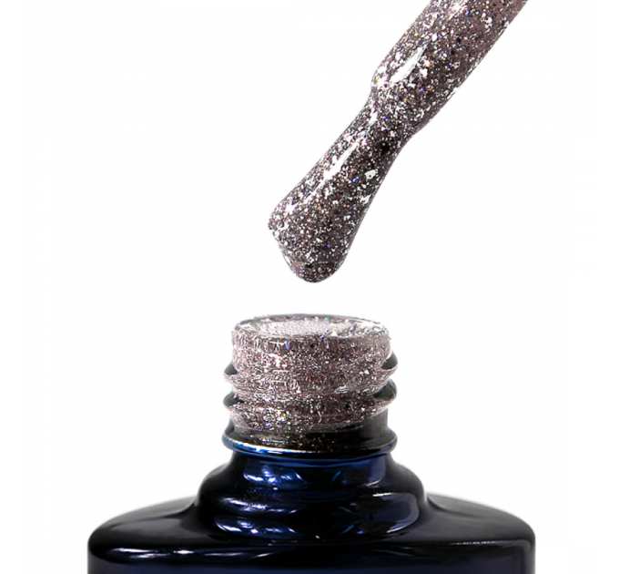 Гель-лак Nice for you Shine №02 светоотражающий Розовое золото 8.5 г