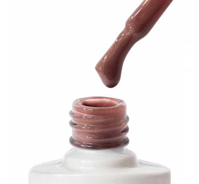 Гель-лак Nice for you Shimmer Cool 006-С Тепло-коричневый 8.5 г