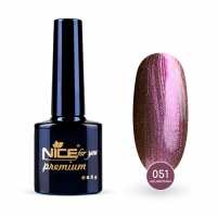 Гель-лак Nice for you Aquawoman Premium №051 Коричнево-фиолетовый 8.5 г