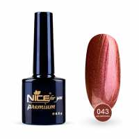 Гель-лак Nice for you Aquawoman Premium №043 Бронзово-розовый 8.5 г