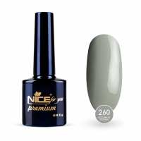 Гель-лак Nice for you Autumn in Poltava Premium №260 Серый 8.5 г