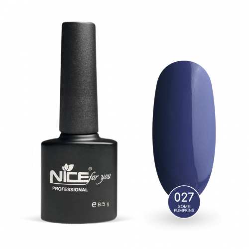 Гель-лак Nice for you Some Pumpkins Basic №027 Джинсовый 8.5 г