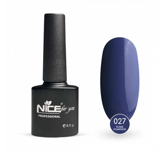Гель-лак Nice for you Some Pumpkins Basic №027 Джинсовый 8.5 г