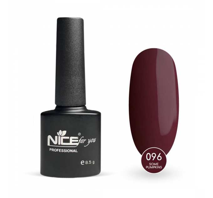 Гель-лак Nice for you Some Pumpkins Basic №096 Фиолетовый нюд 8.5 г