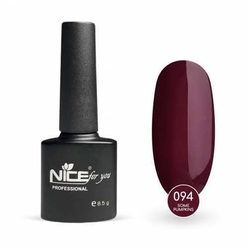 Гель-лак Nice for you Some Pumpkins Basic №094 Вишневый 8.5 г