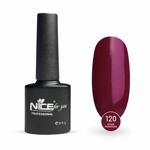 Гель-лак Nice for you Some Pumpkins Basic №120 Ежевичный 8.5 г