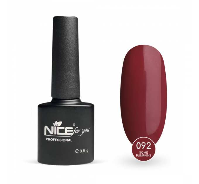Гель-лак Nice for you Some Pumpkins Basic №092 Кирпичный 8.5 г