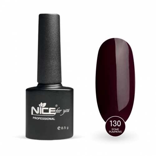 Гель-лак Nice for you Some Pumpkins Basic №130 Винный 8.5 г