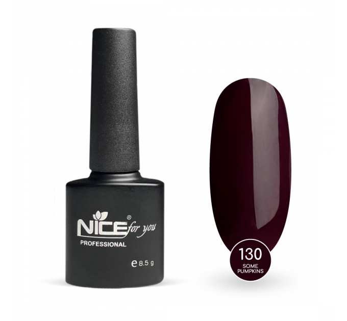 Гель-лак Nice for you Some Pumpkins Basic №130 Винный 8.5 г