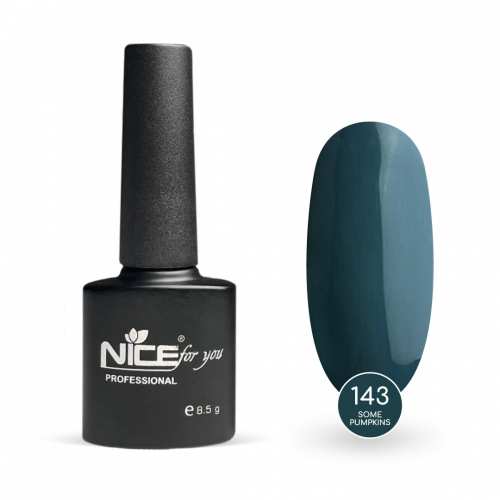 Гель-лак Nice for you Some Pumpkins Basic №143 Морская волна 8.5 г