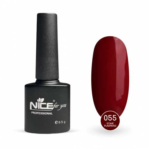 Гель-лак Nice for you Some Pumpkins Basic №055 Красная роза 8.5 г