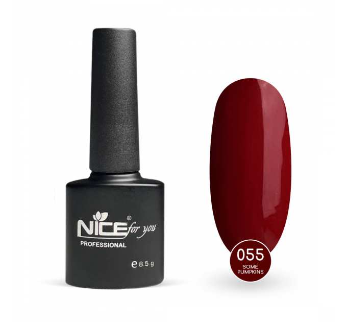 Гель-лак Nice for you Some Pumpkins Basic №055 Красная роза 8.5 г