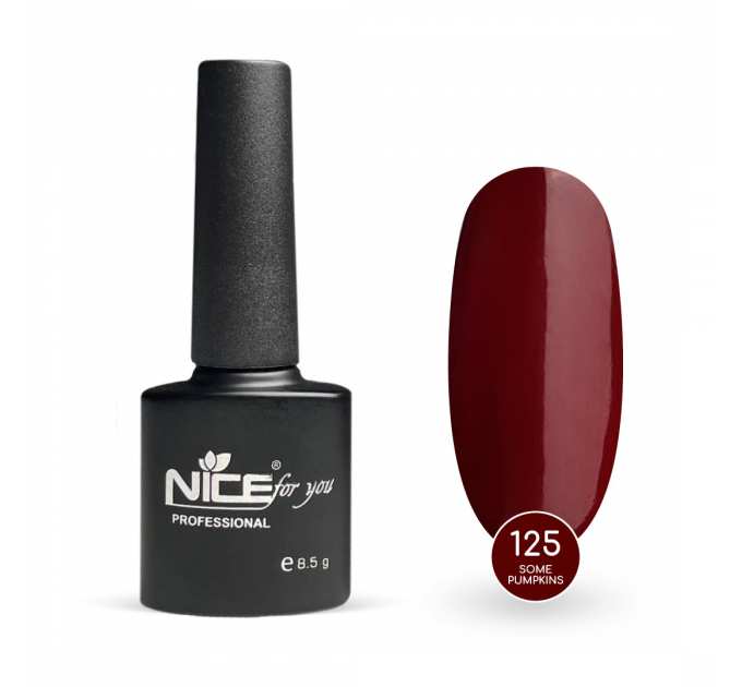 Гель-лак Nice for you Some Pumpkins Basic №125 Черешневый 8.5 г