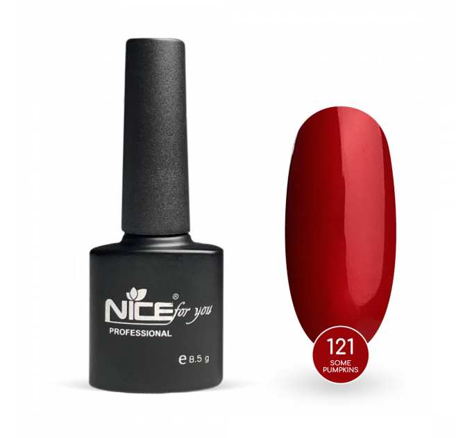 Гель-лак Nice for you Some Pumpkins Basic №121 Клубничный 8.5 г
