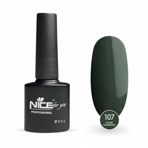 Гель-лак Nice for you Some Pumpkins Basic №107 Хаки 8.5 г
