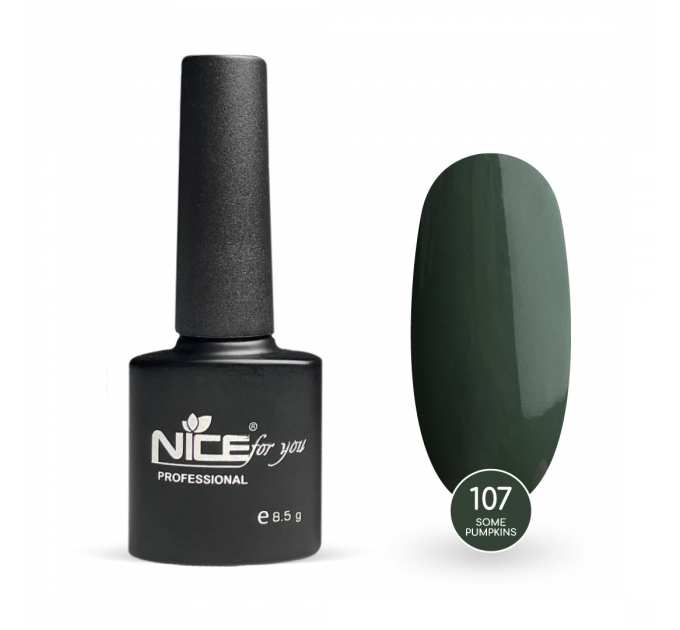 Гель-лак Nice for you Some Pumpkins Basic №107 Хаки 8.5 г