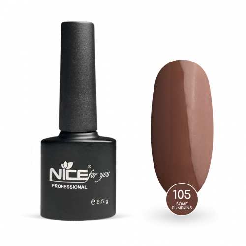 Гель-лак Nice for you Some Pumpkins Basic №105 Молочный шоколад 8.5 г