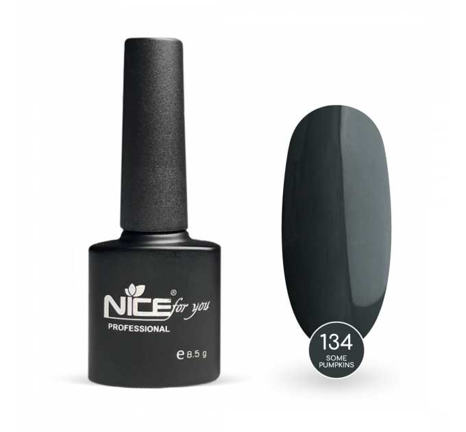 Гель-лак Nice for you Some Pumpkins №134 Серо-зеленый 8.5 г