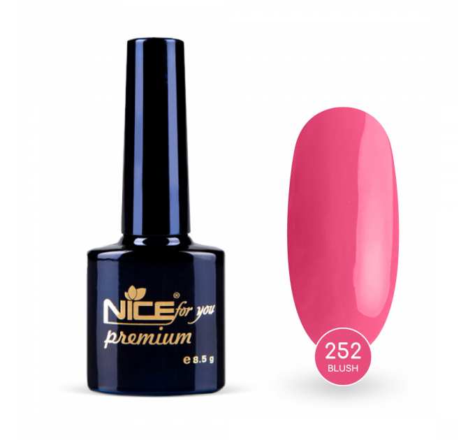 Гель-лак Nice for you Blush Premium №252 Барби 8.5 г