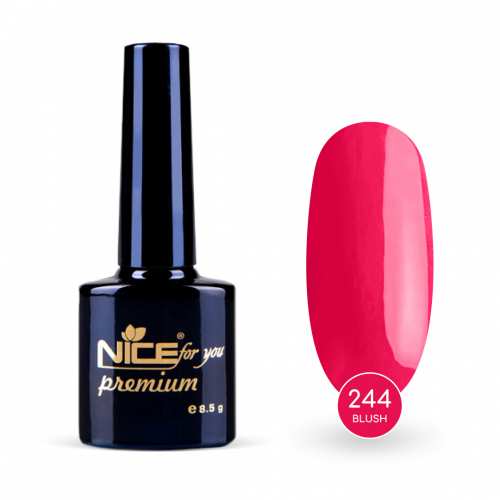 Гель-лак Nice for you Blush Premium №247 Малиново-розовый 8.5 г