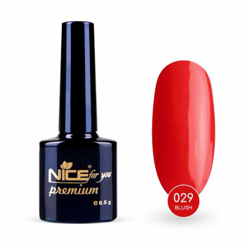 Гель-лак Nice for you Blush Premium №029 Красная пуансетия 8.5 г