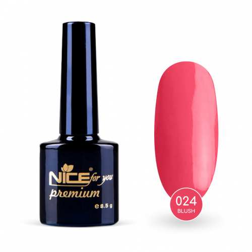 Гель-лак Nice for you Blush Premium №024 Клубничный 8.5 г