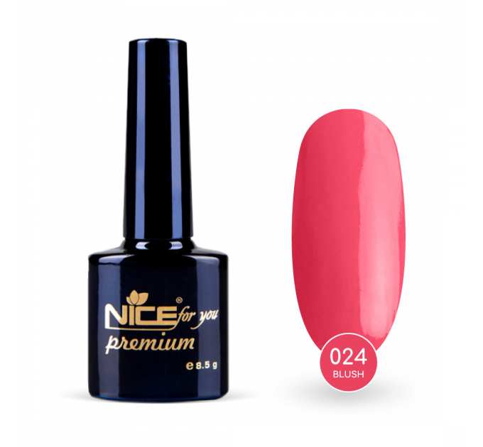 Гель-лак Nice for you Blush Premium №024 Клубничный 8.5 г