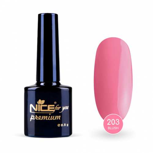 Гель-лак Nice for you Blush Premium №203 Светло-розовый 8.5 г